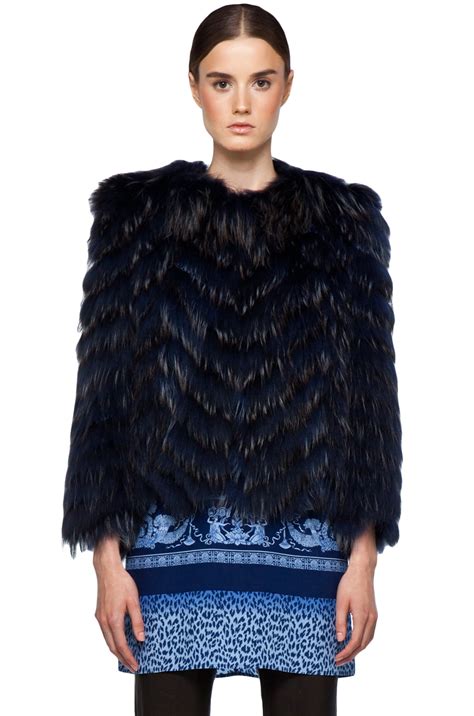 coats versace|Versace fur coat.